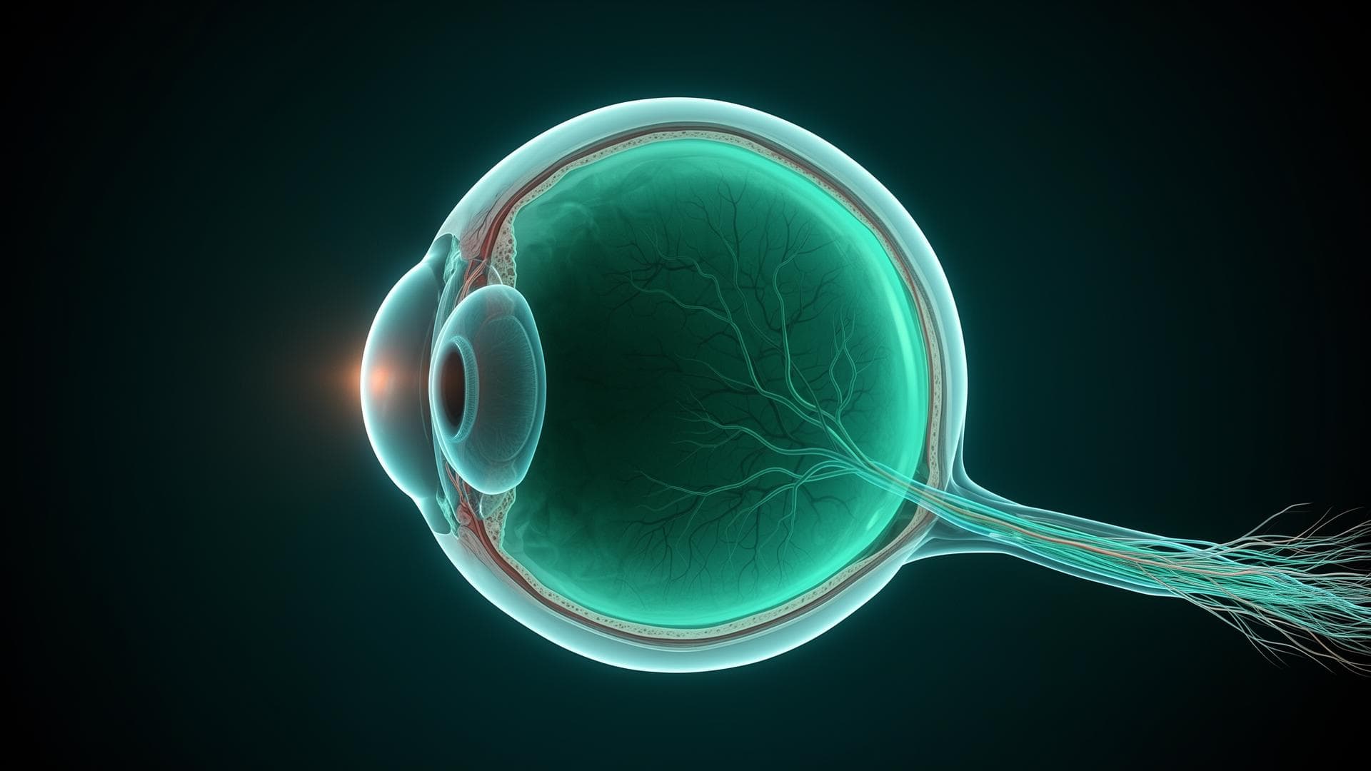 Interactive Cross-section of the human eye